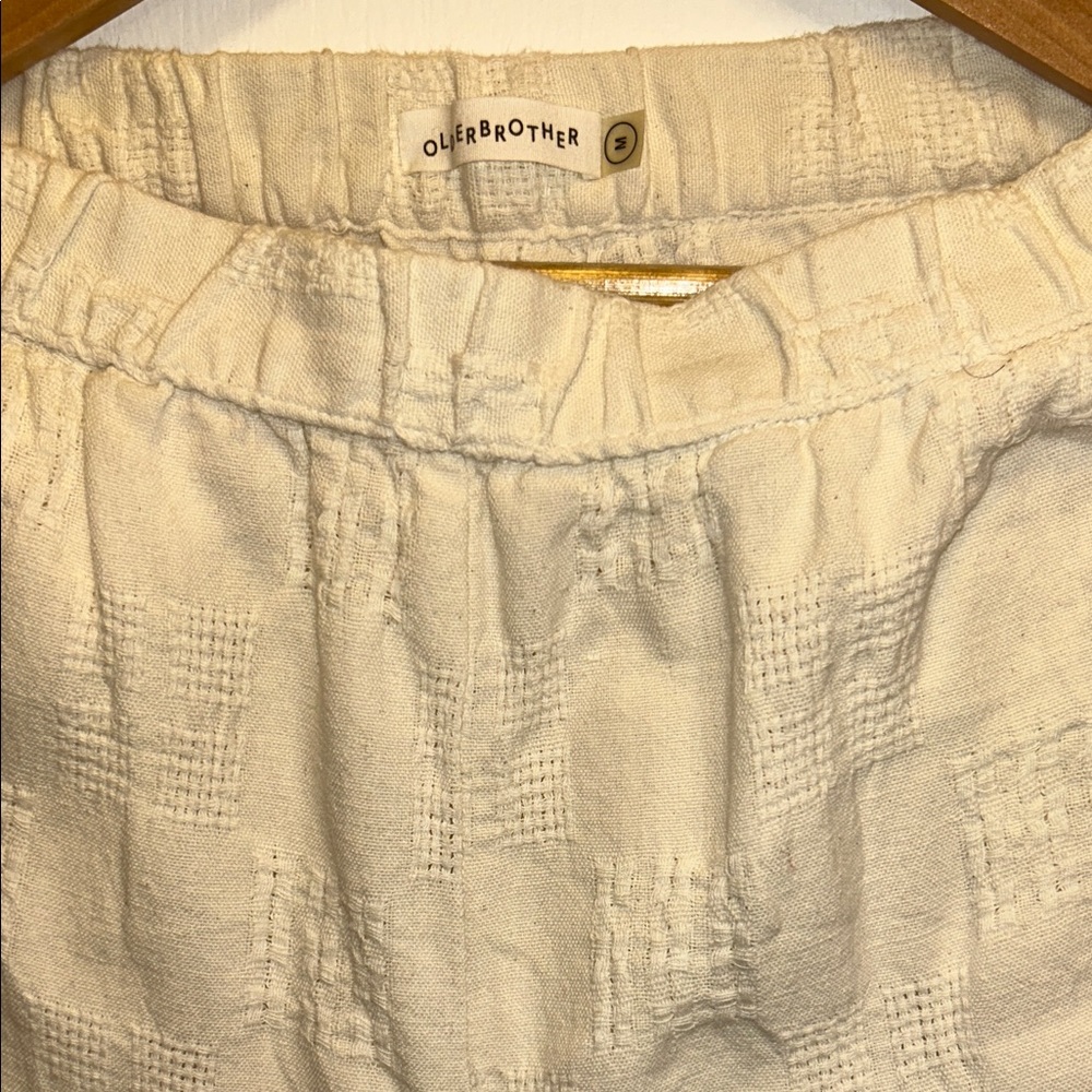 Olderbrother Cream Sweatpants for Men